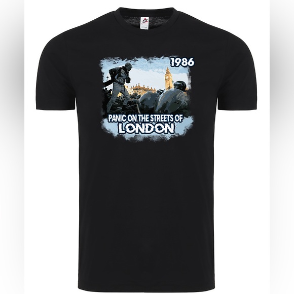 Panic on the Streets of London Unisex Adult T-shirts - Picture 1 of 3